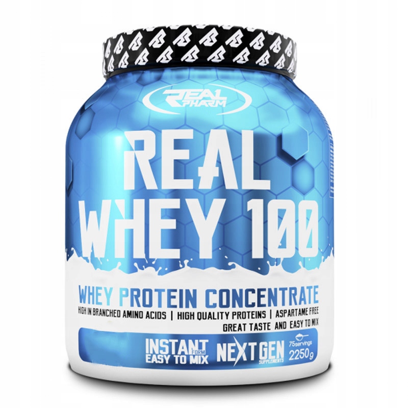 Real Pharm Real Whey 100 2250 g Aminokyselinový Protein
