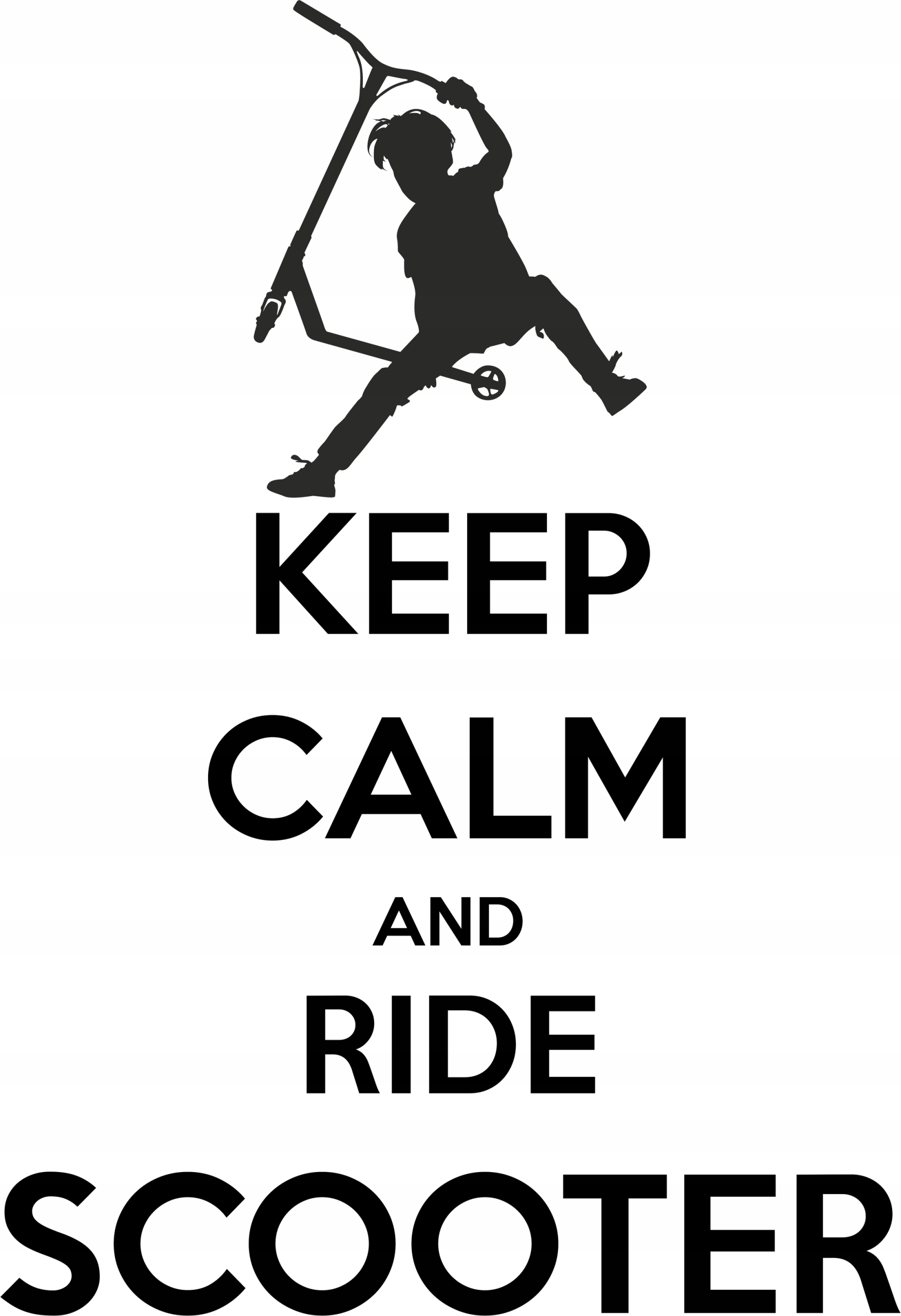 

Naklejka Ścienna Skate Hulajnoga Keep Calm