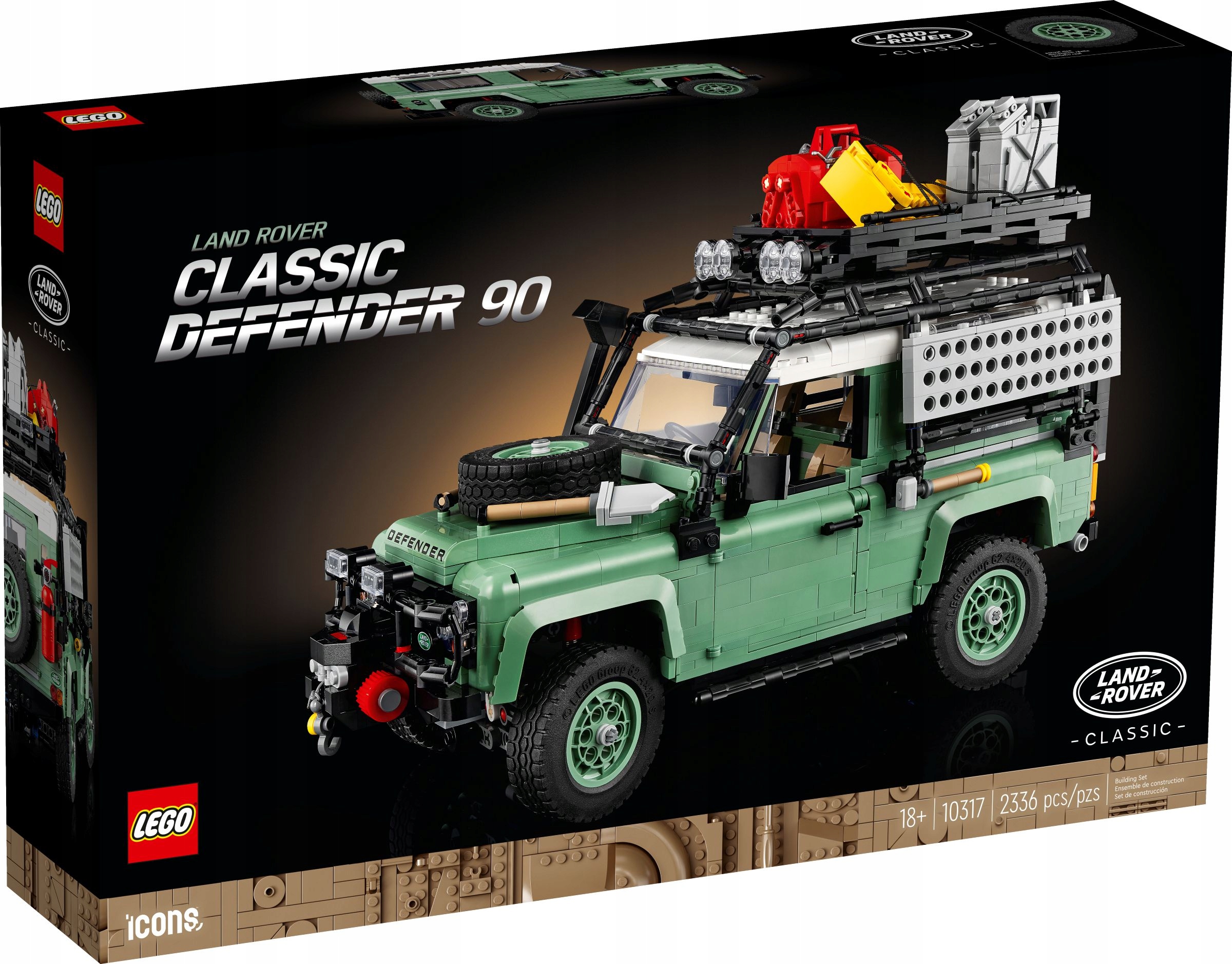 Lego Icons Land Rover Klasický Defender 90 10317