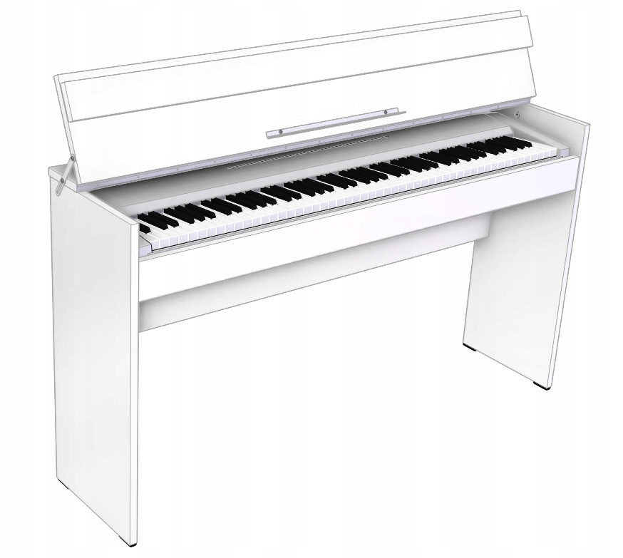 Statyw zamykany do Yamaha P 125 biały EAN (GTIN) 5906329654144
