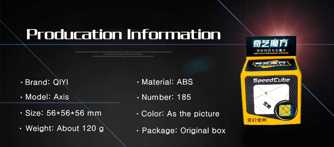 KOSTKA magiczna axis qiyi magic cube Płeć Chłopcy