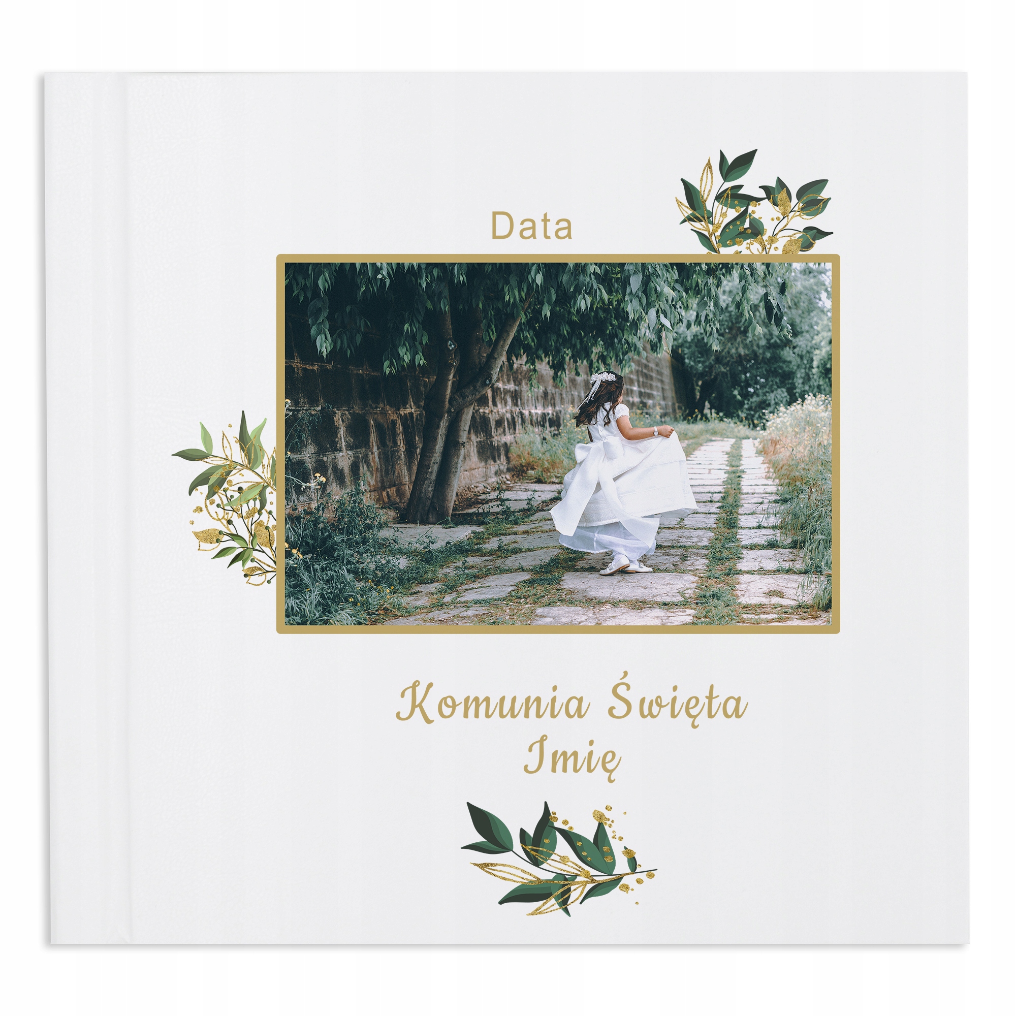 Vlepovací fotoalbum Modré Památka Prvního Svatého Přijímání Jméno