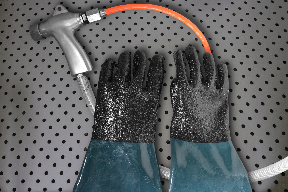 PIASKARKA KABINOWA 350L GÓRNE OTWARCIE + DYSZE + RĘKAWICE + OŚWIETLENIE Pojemność 350 l