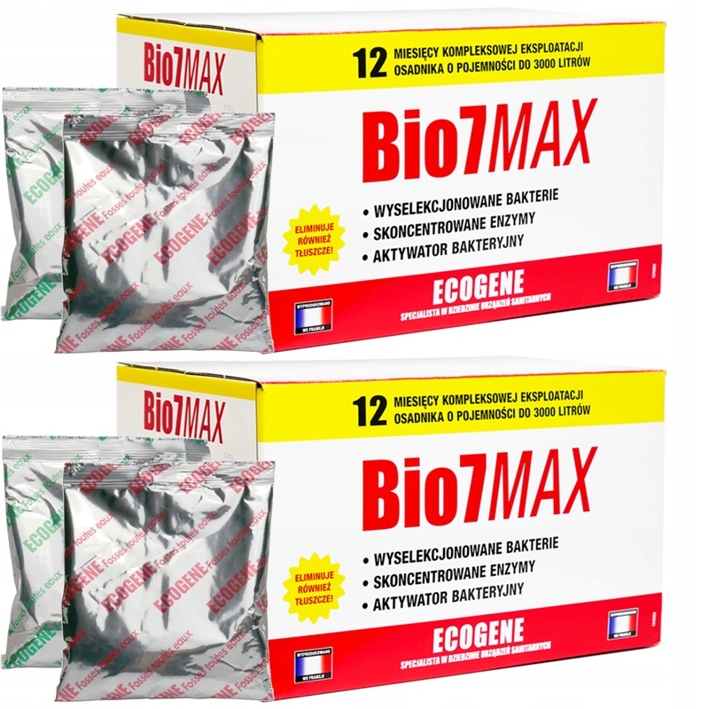 

Bio 7 Max 4 kg bakterie do oczyszczalni BIO7