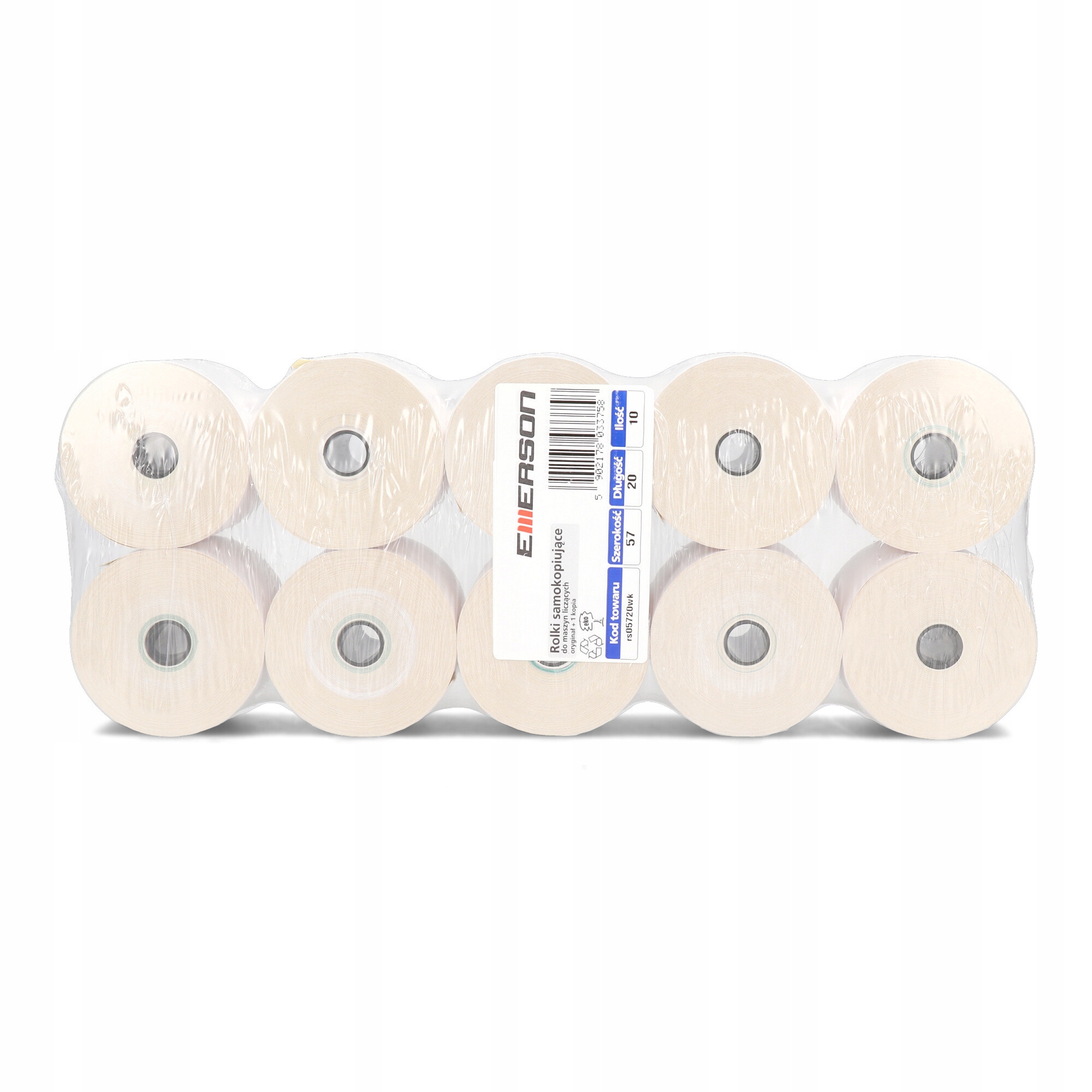 ROLKA SAMOKOPIUJĄCA EMERSON 57X20 (1+1) 10 ROLEK