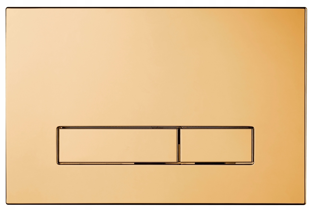 Zlaté tlačidlo pre podomietkový rošt Hydroland Wc Slim