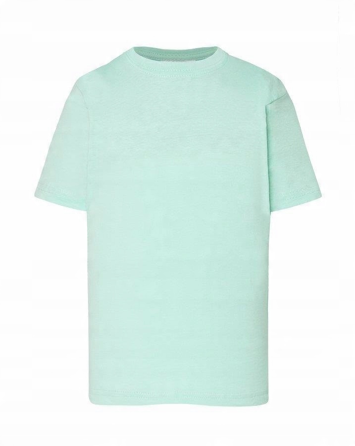 

Wygodny t shirt dla dziecka Jhk Klasyk miętowy 134