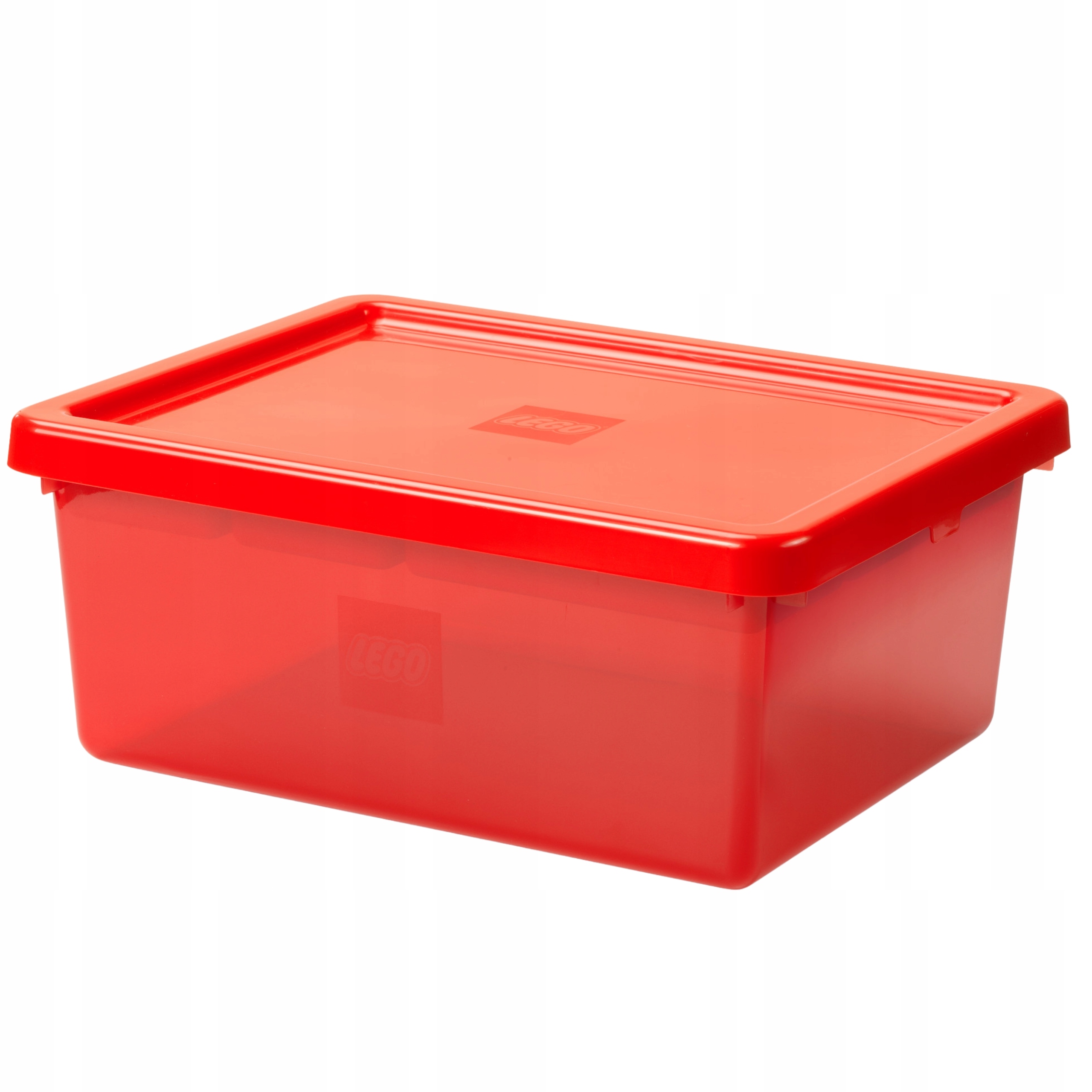 Plastová krabička Lego Červená Krabička na Stavebnice s třídičem