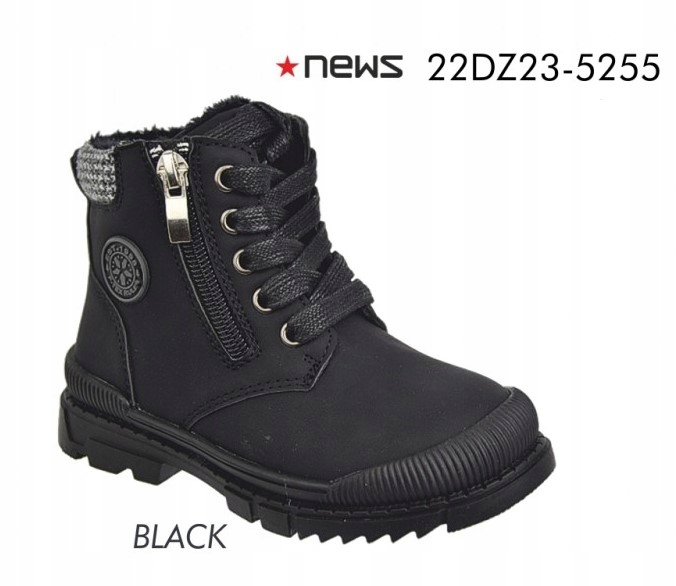 

News Kozaki Botki Zimowe Black 5255 Traperki R 25
