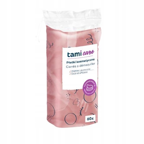 

Tami Care Płatki kosmetyczne, 60szt.