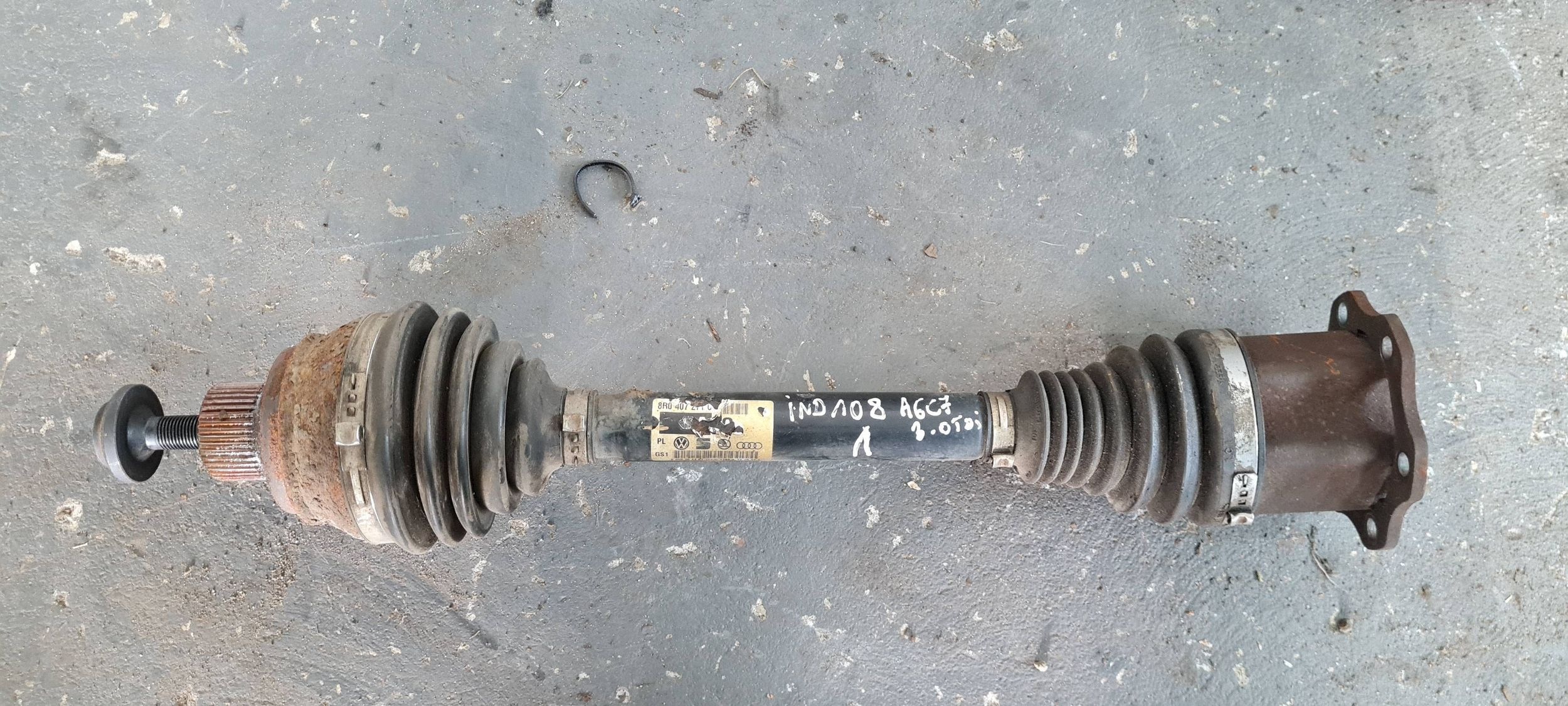 A6 C7 4G semi-axis left right front 3.0 2.0 TDI 8R0407271C A4 B8 A5 Q5 8R
