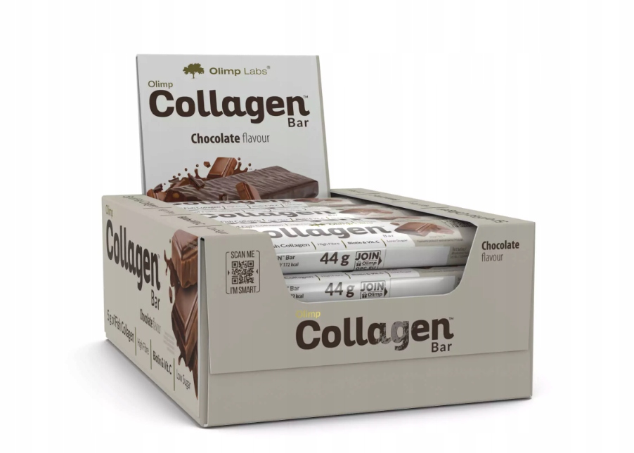 Levně Olimp Collagen Bar 25x44g Čokoláda Proteinová Tyčinka Tyčinka