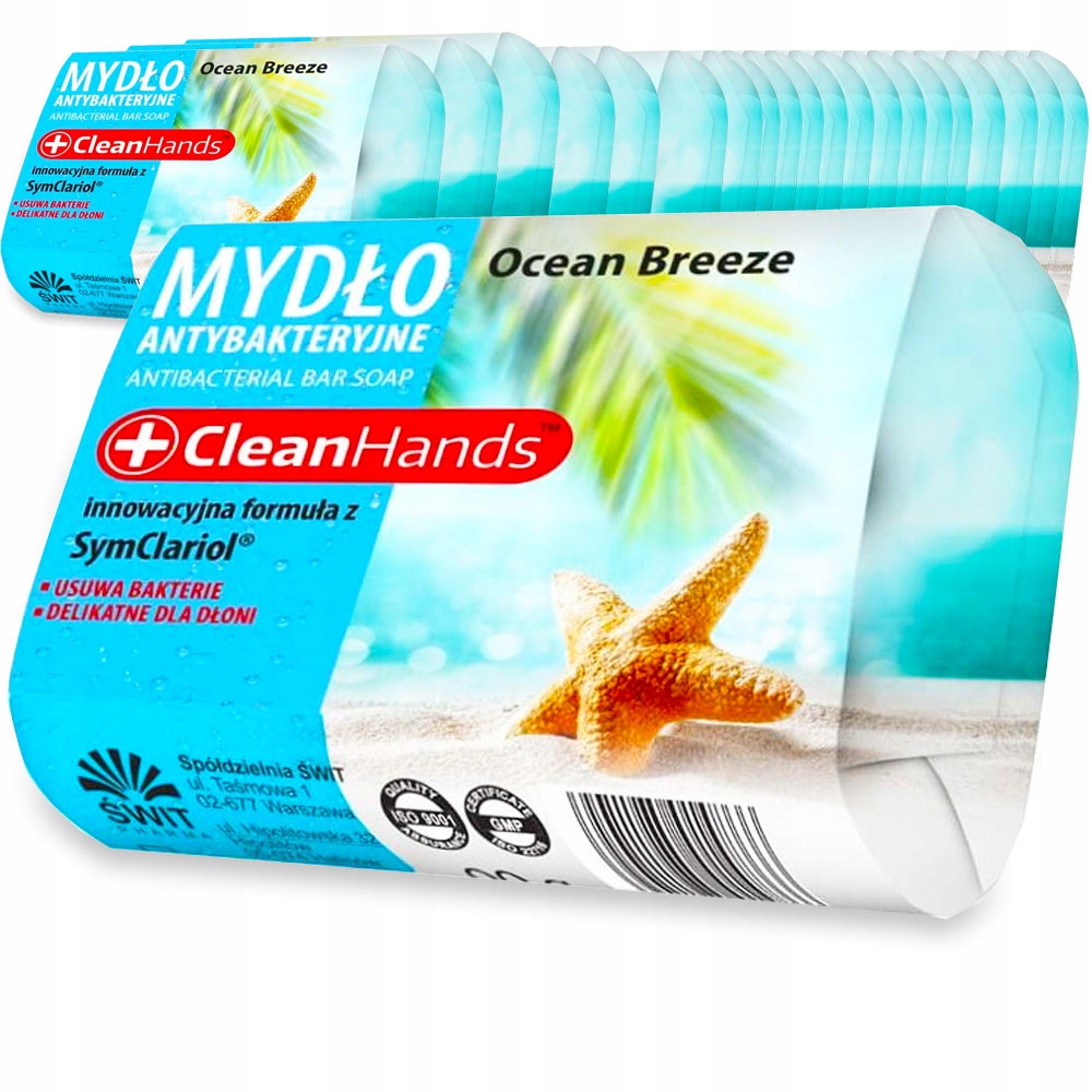 

36x Antybakteryjne Mydło w Kostce Ocean Breeze 90g