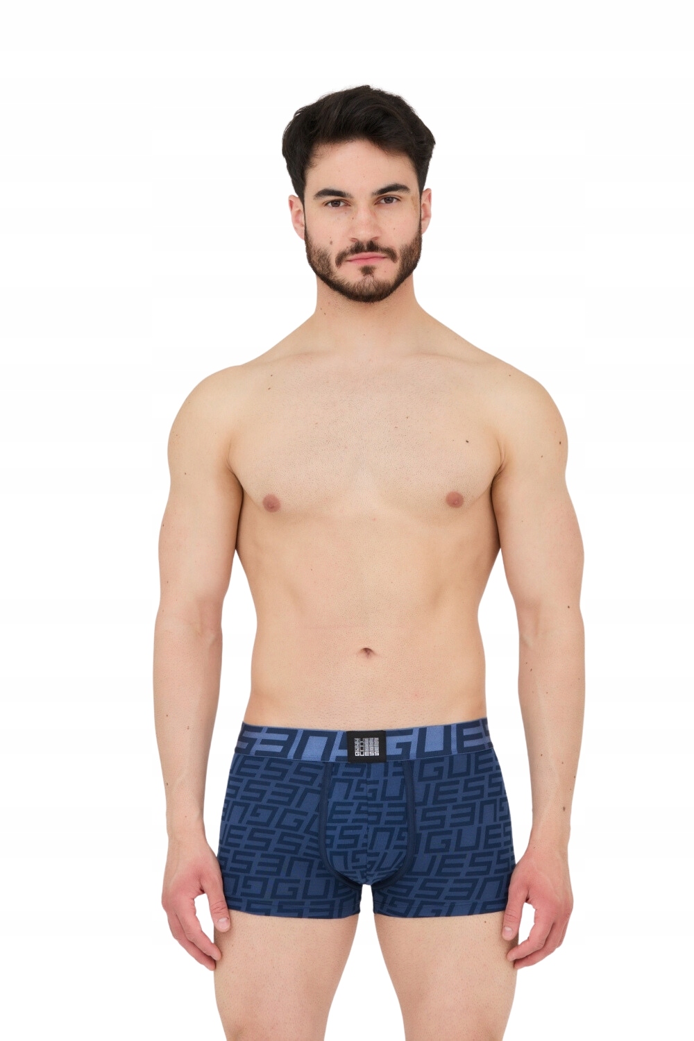Guess Boxerky 3-pack: 2 x tmavě modrá 1 x bílá M