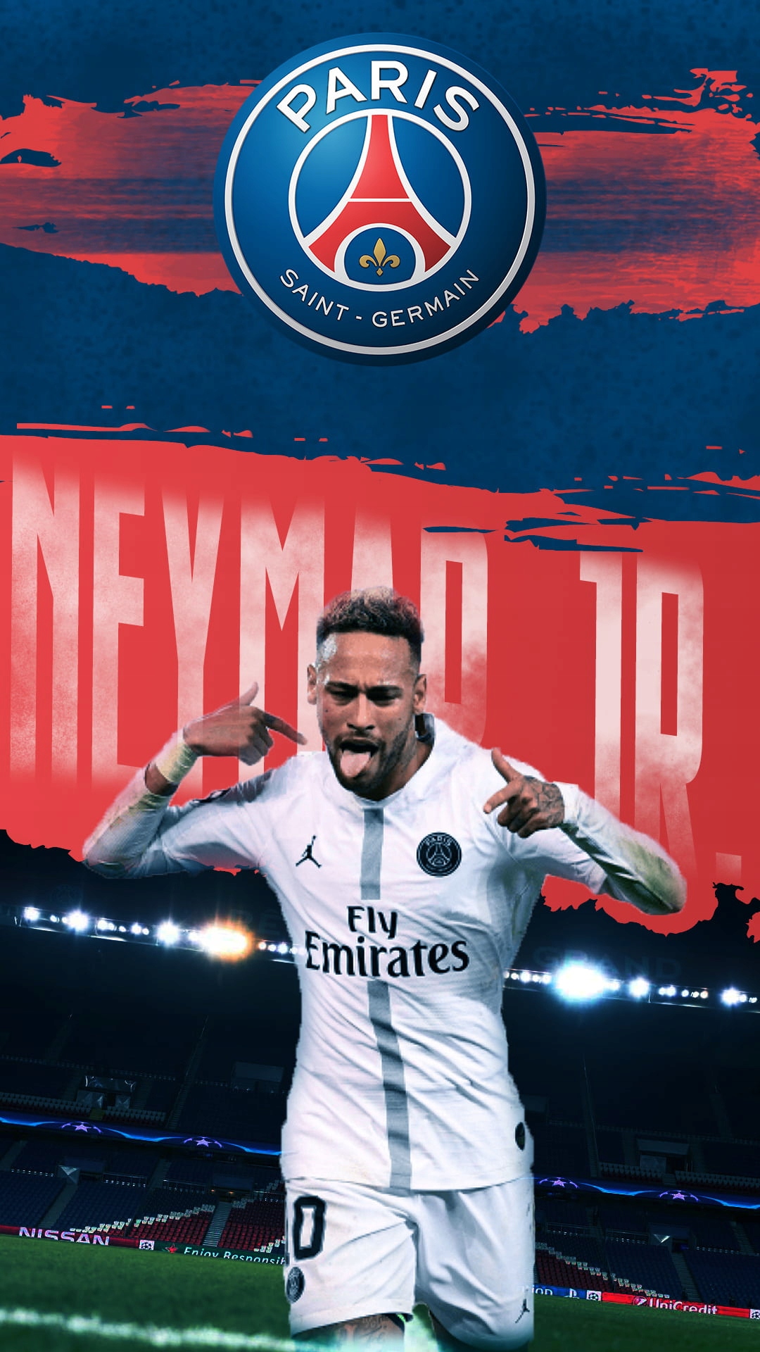 Fotbalový plakát Neymar JR PSG Barcelona 90x60 cm 185 Kč od - Allegro - (12223079802)