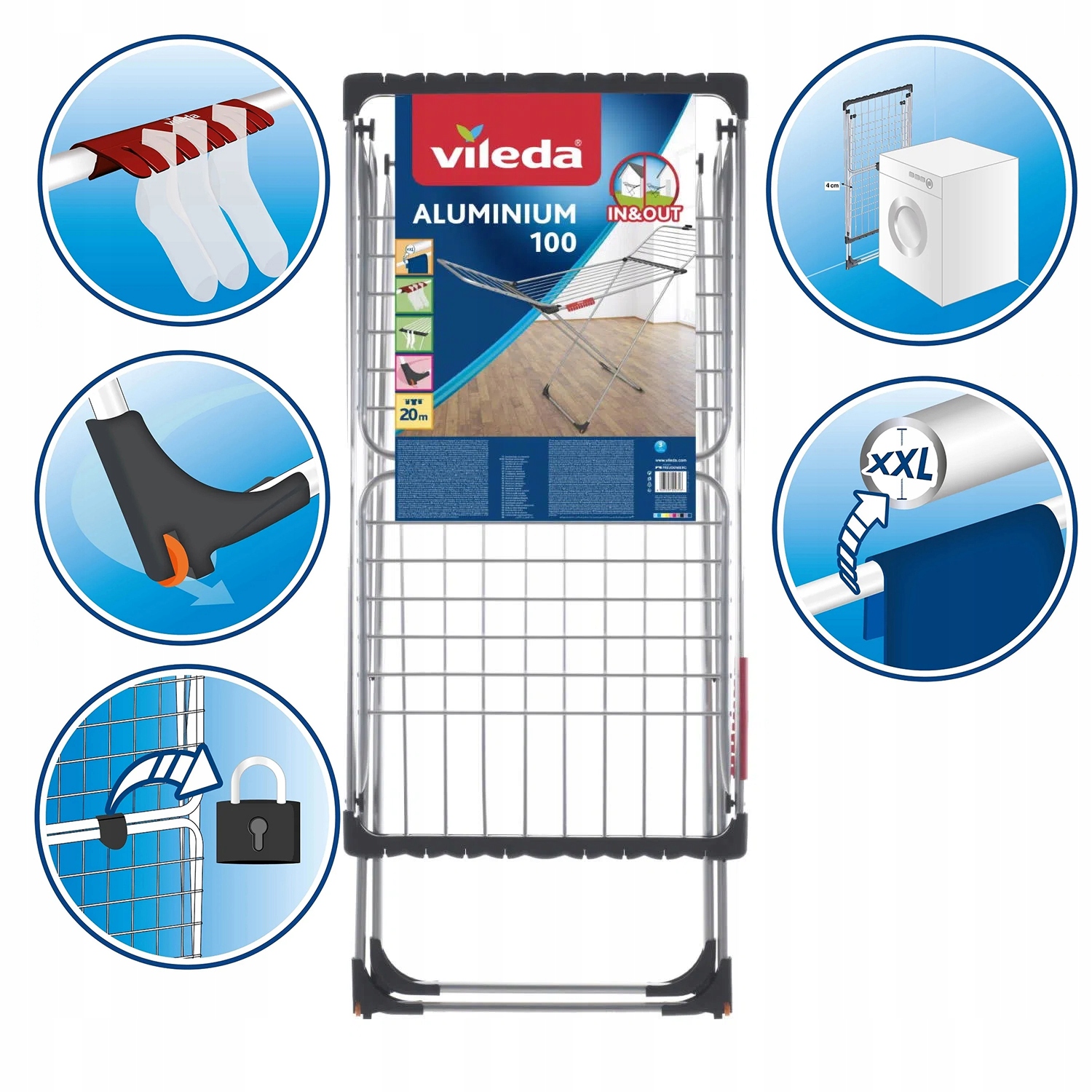 Sušička Vileda Z Hliníku 100, Superlehká A Odolná