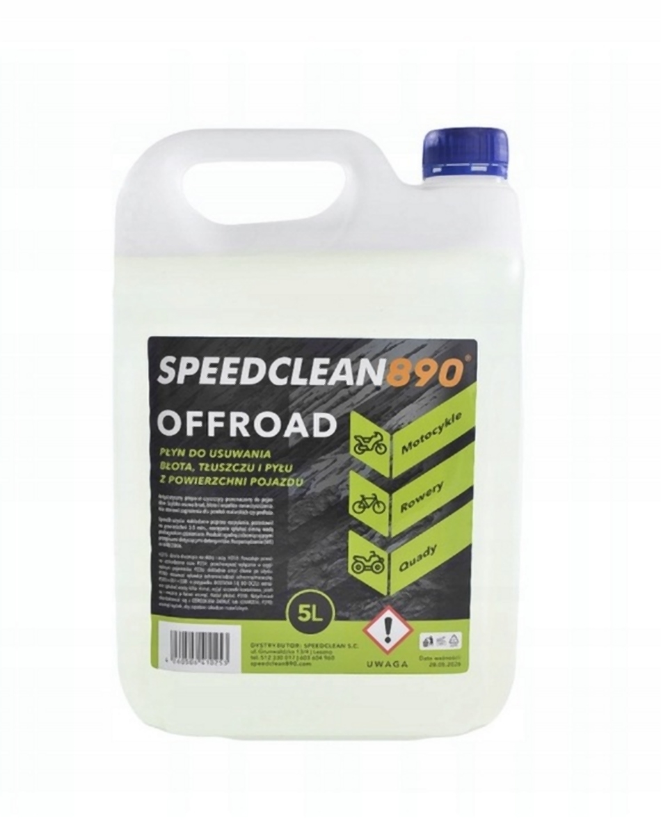 Speedclean 890 Offroad Płyn Do Mycia Motocykli I Rowerów Pojemność 5L ()