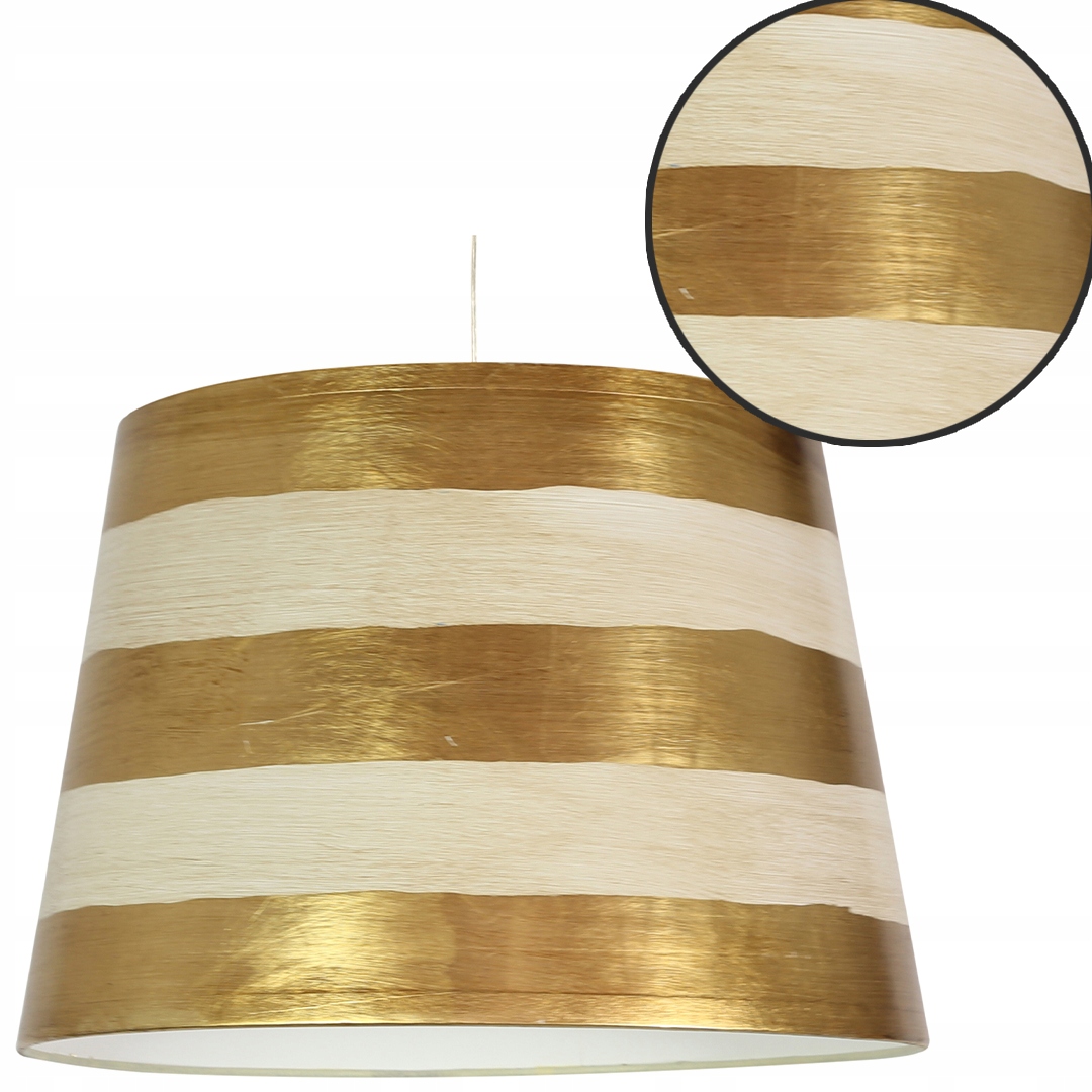 Zlatá stropní Závěsná Lampa 1X60W E27 Abażur