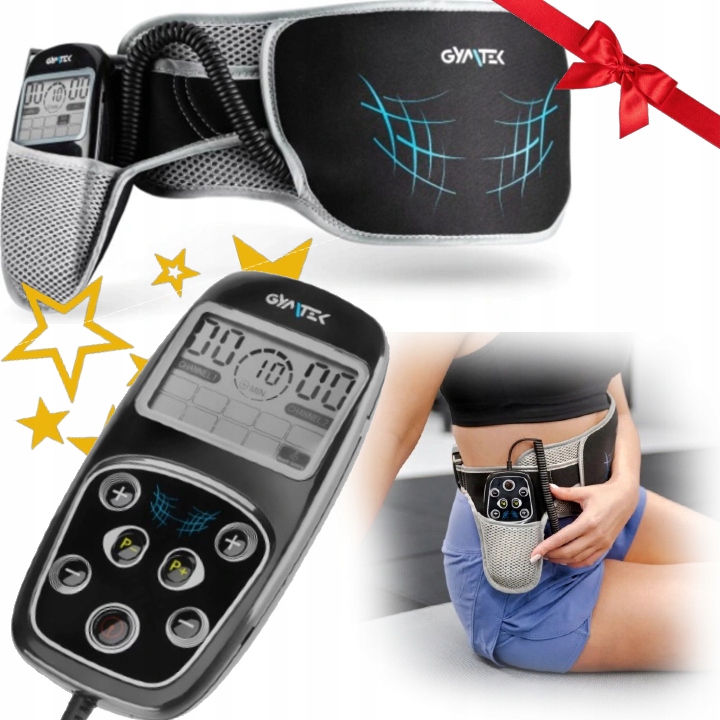 Elektrostymulator Mięśni Brzucha Masażer Pas Wyszczuplający Uniwersalny Pro