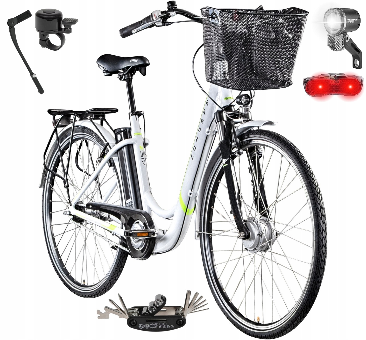 Elektrokolo Dámské městské kolo 28" LCD 250 W Alu 2025 Shimano Nexus