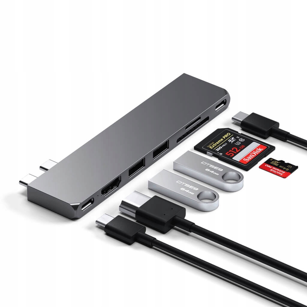 Satechi Pro Hub Slim - Adapter do Macbook Air Pro Kod producenta ST-HUCPHSM