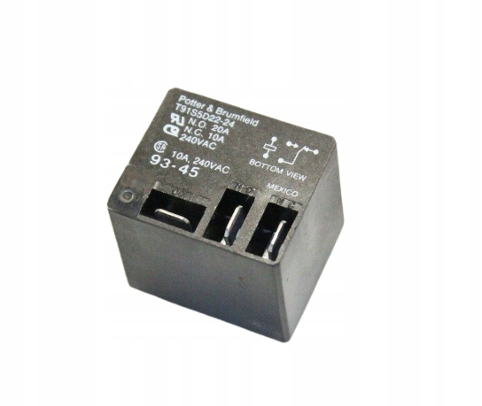 

Przekaźnik Spdt 24VDC 20A/10A Pcb T91S5D22-24
