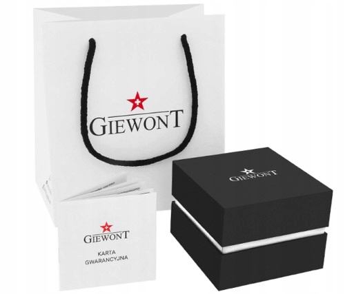 PREZENT DLA MĘŻCZYZNY TATY ZEGAREK MĘSKI GIEWONT GW4290-1 ELEGANCKI Funkcje Datownik