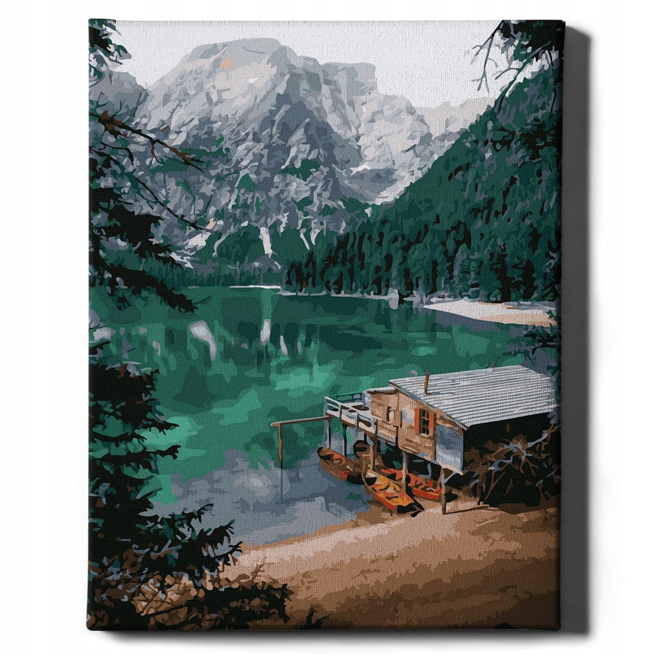 Malování Podle Čísel Krajina Obrazy na malování S Rámem 40x50 cm Oh Art