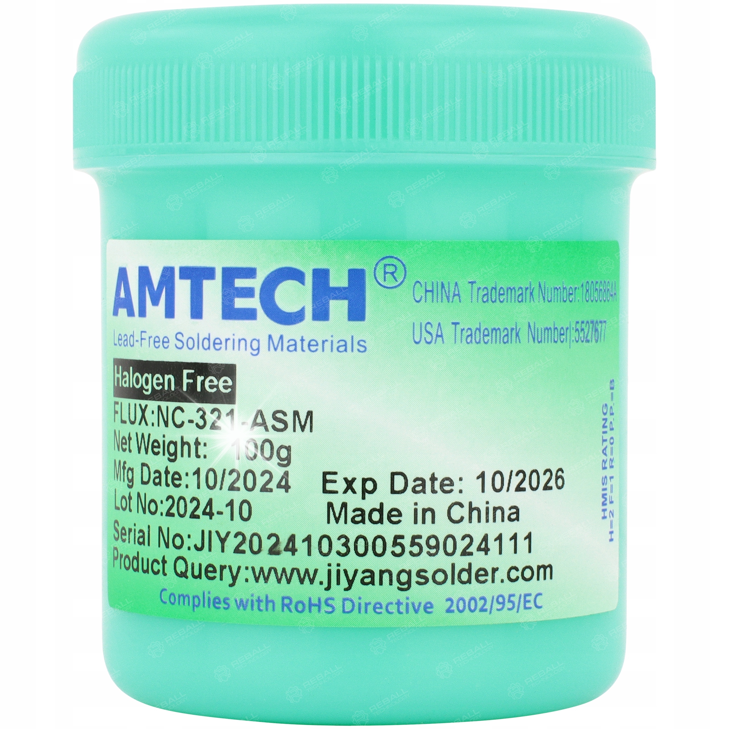 SPRAWDZONY TOPNIK PASTA LUTOWNICZA FLUX SMD BGA AMTECH NC-321-ASM 100g