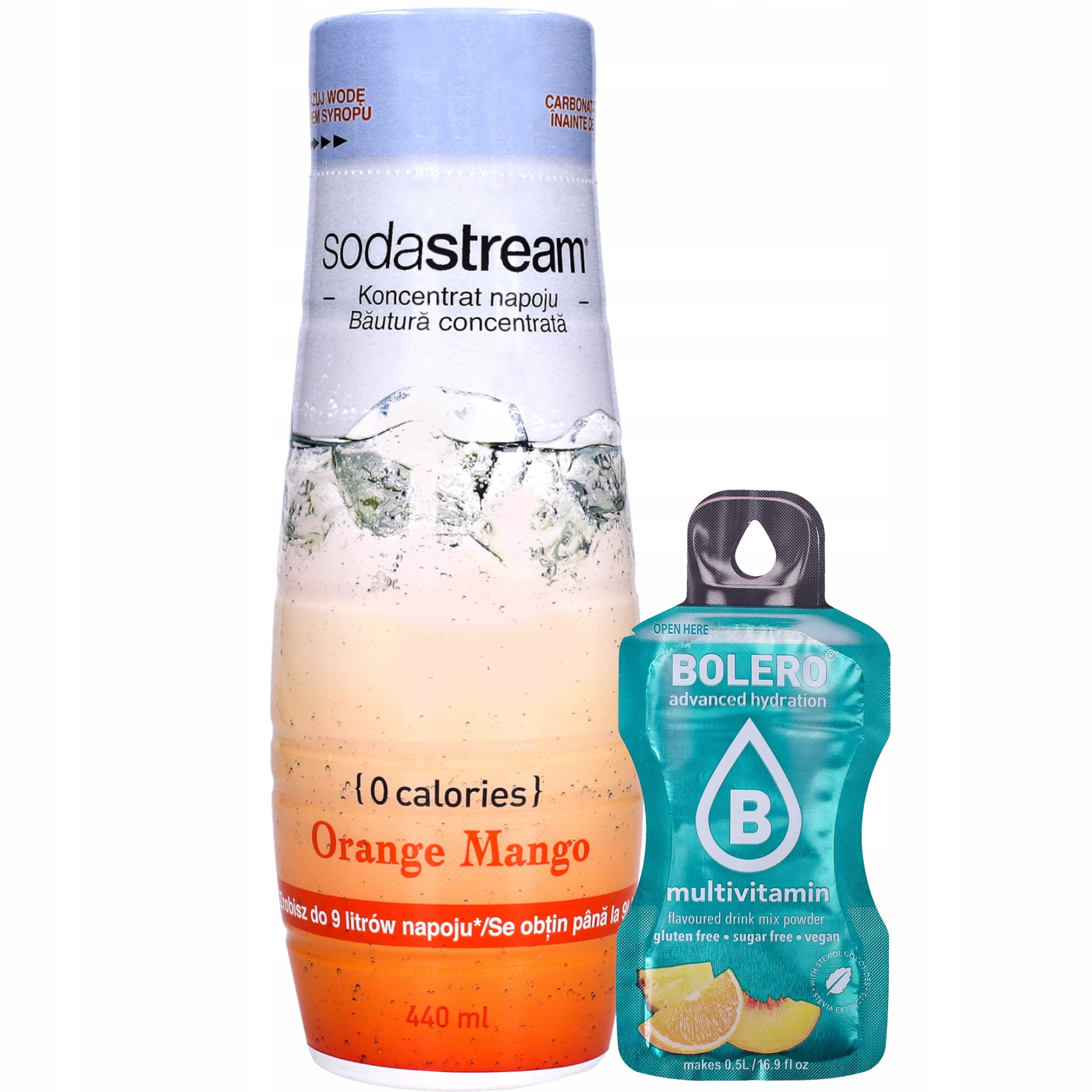 Syrop SodaStream Orange Mango 440ml do saturatora Bolero multiwitamina 3g Sklep, Opinie, Cena
