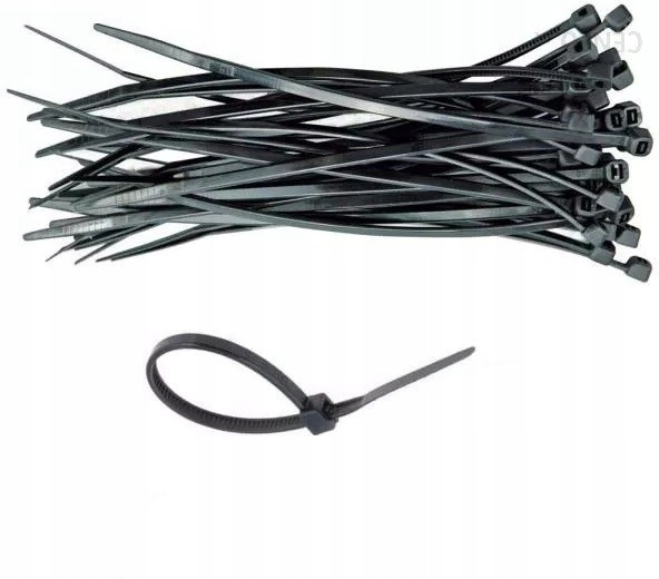 

Opaski Plastikowe Trytki Czarne 2.5x150mm 100 szt.
