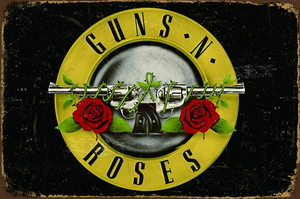 Tablica Ozdobna Blacha Guns N' Roses Band