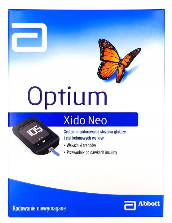 PROMOCJA! Glukometr OPTIUM XIDO NEO DYSTRYBUCJA POLSKA Gwarancja 24 M-CE