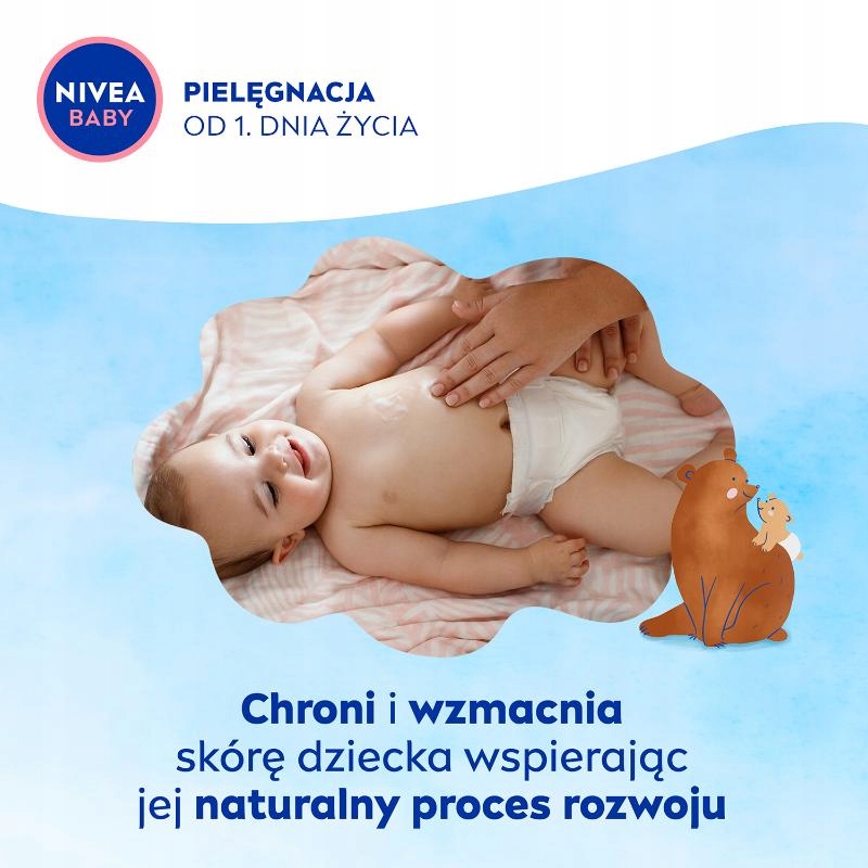 NIVEA Baby Mleczko Nawilżające 500ml Działanie nawilżający