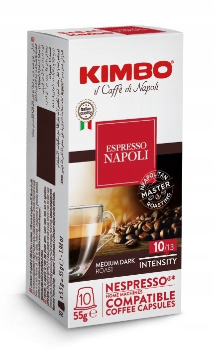 Kapsułki do ekspresu Nespresso Kimbo Napoli 10szt Kod producenta 8002200145668