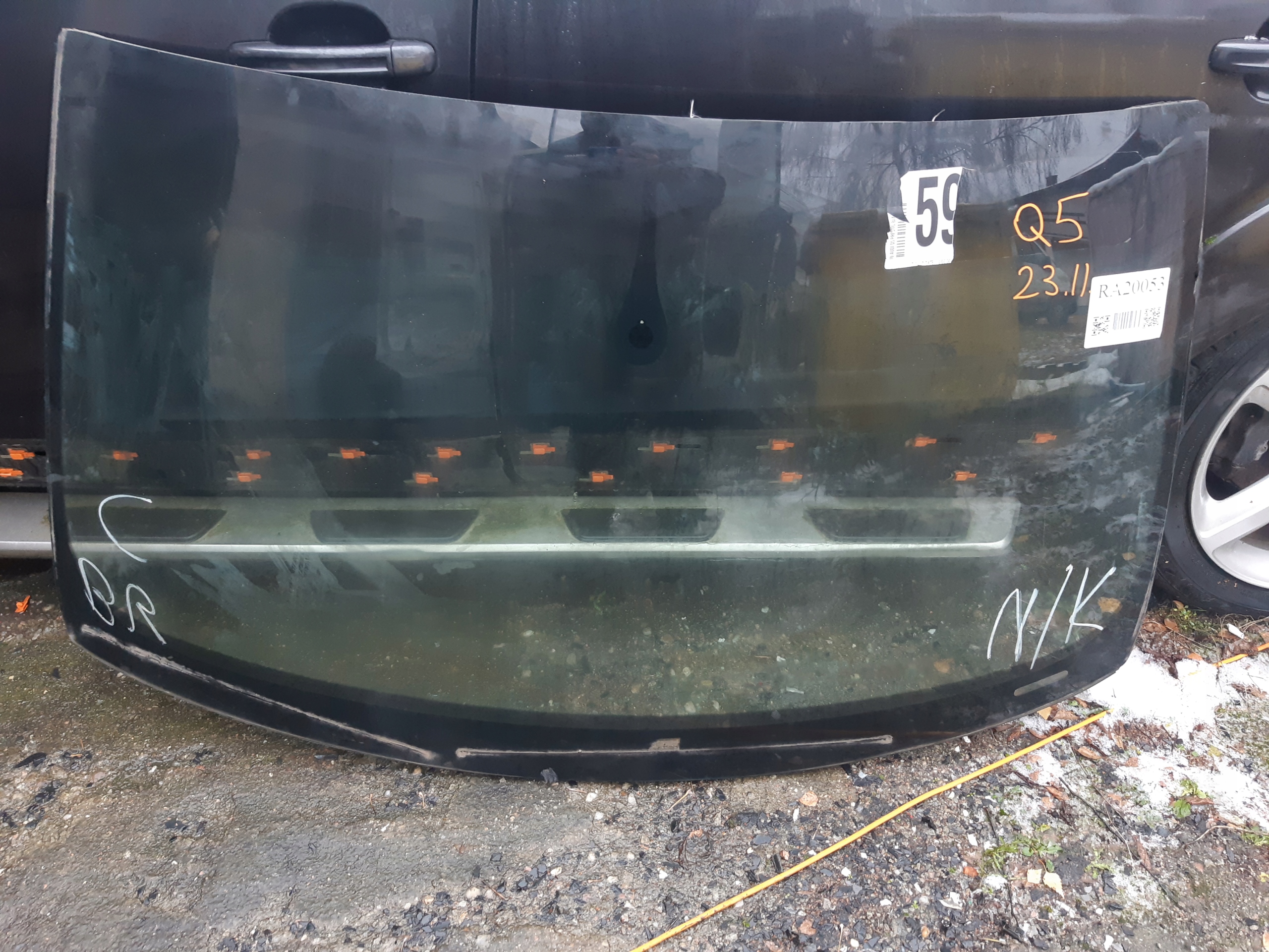 AUDI Q5r СТЕКЛО ПЕРЕДНЯЯ ВЕТРОВОЕ ПОД ДАТЧИК