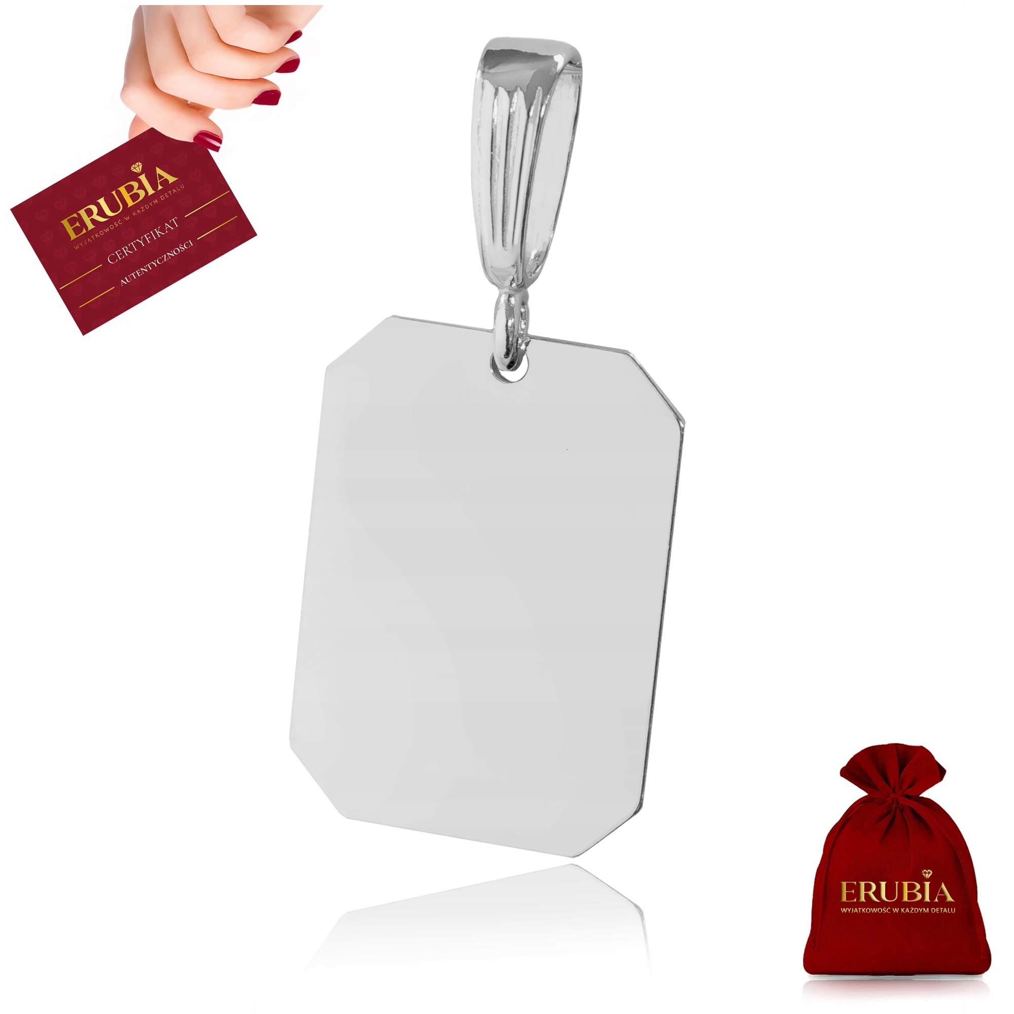 Velký Řetízek Řetízek 925 A Přívěsek Vojenská Známka Pro Něj