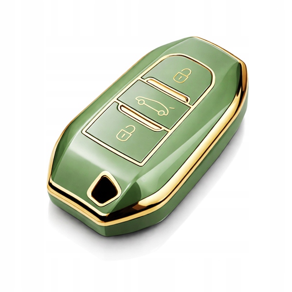 Etui Tpu Na Kluczyk Do Samochodu Pokrowiec Do Citroen Peugeot Zielone