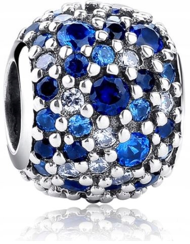 

Charms zawieszka do Pandora niebieska mozaika pave