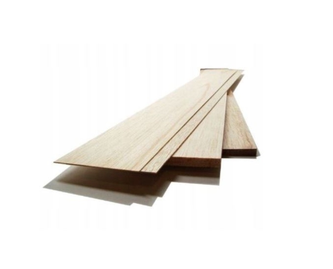 x10 ks Nejtlustší Balsová Prkénka 40mm 4 cm Prkénko 1m 100cm Středně Tvrdé