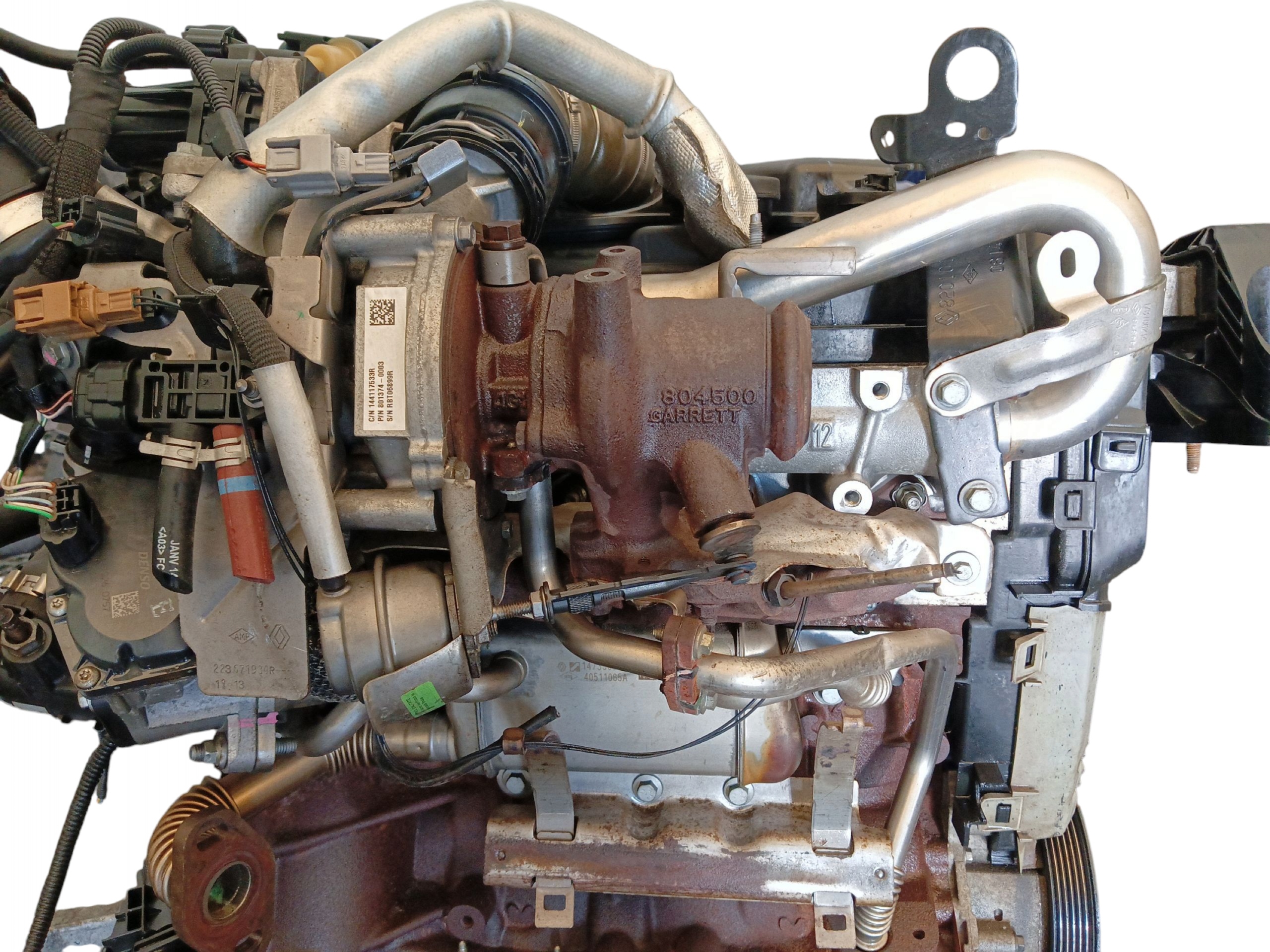 engine complete RENAULT CAPTUR and 1.5 DCI 90KM 66kW K9KB608 226 TYS