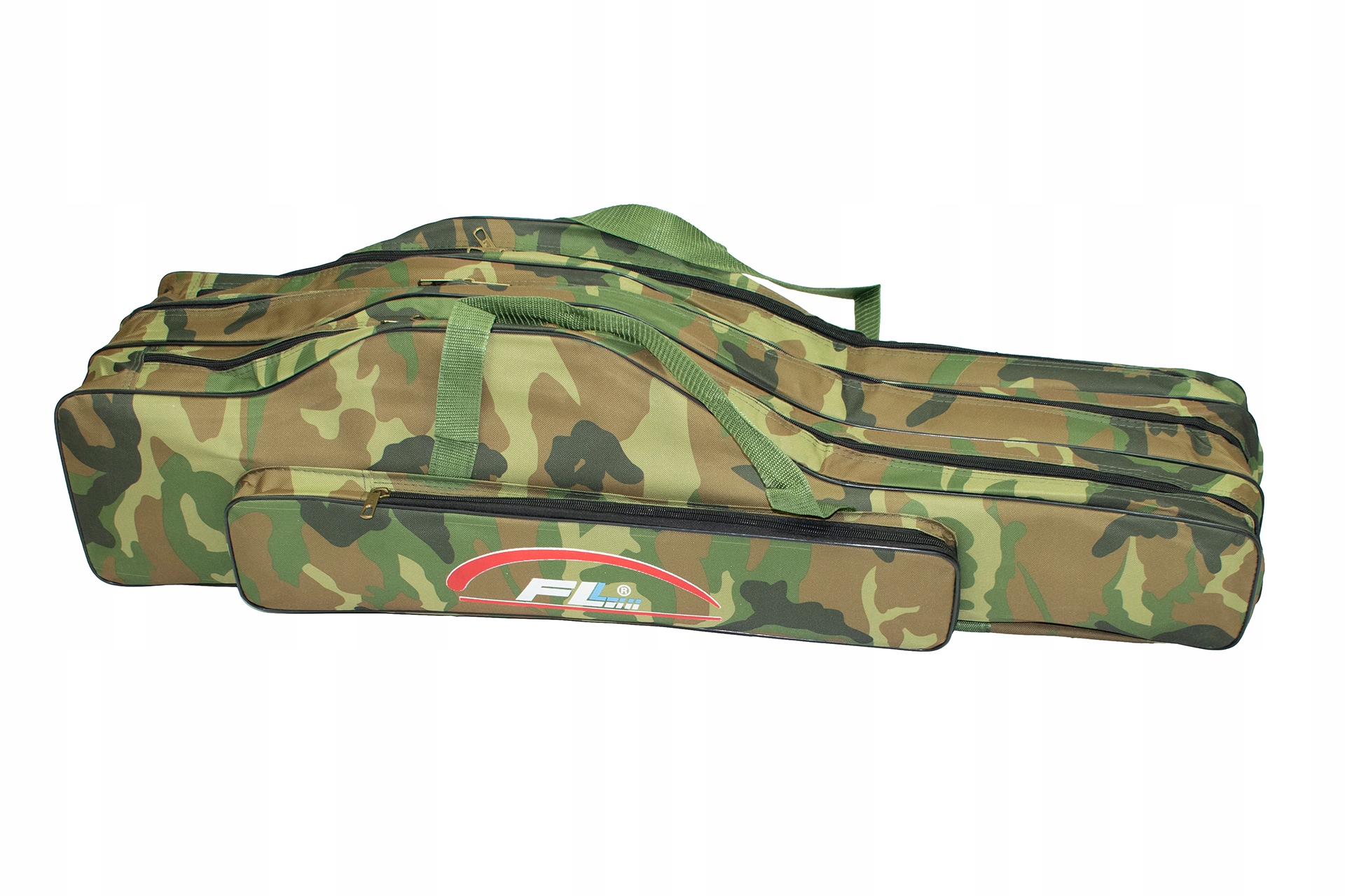 USZTYWNIANY POKROWIEC TORBA NA WĘDKI - 100cm - 3 KOMORY KOLOR MORO