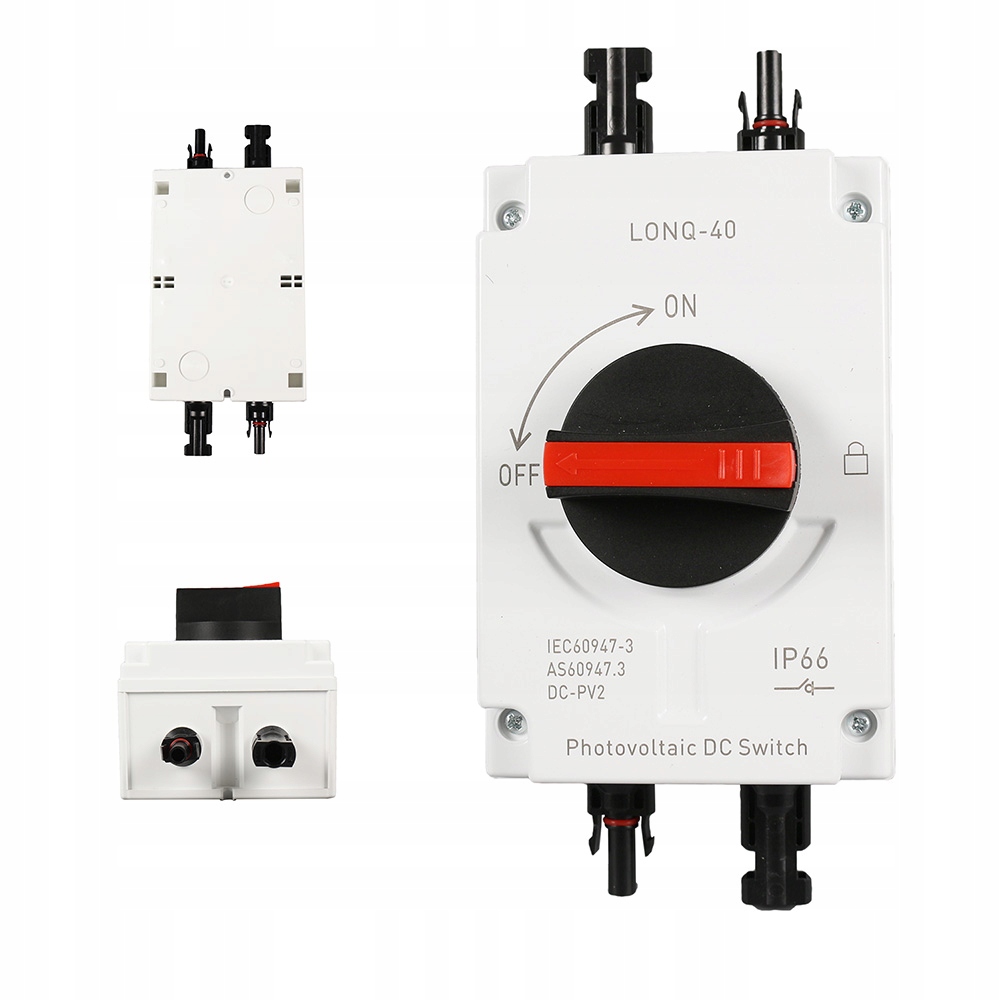 DC 32A Hlavní nástěnný odpojovač pro napájení fotovoltaických panelů 1000 V