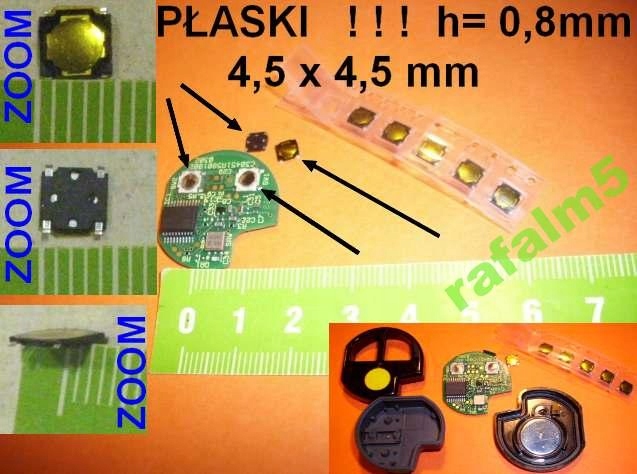 MIKROSTYK przycisk mikroswith do pilota kluczyka Model Ram20220211