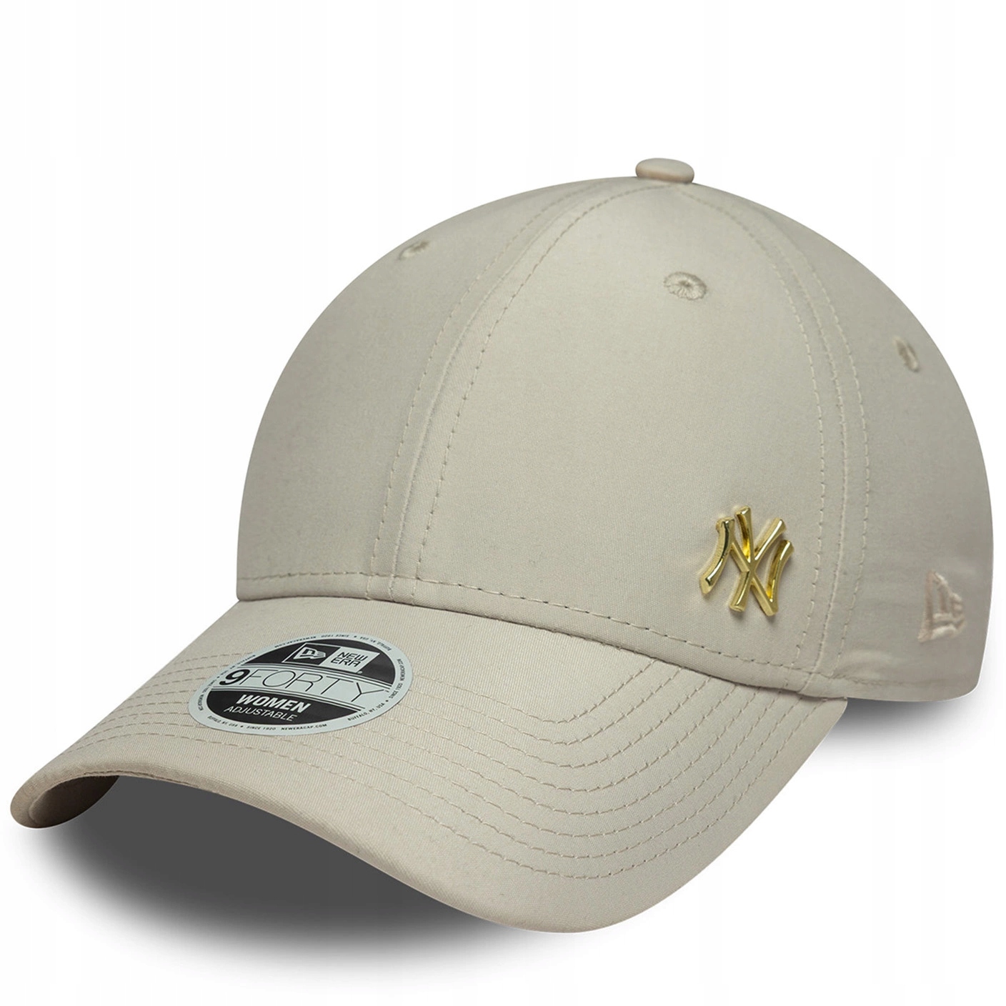 Czapka z daszkiem New Era damska Ny New York yankees mlb hologram beżowa