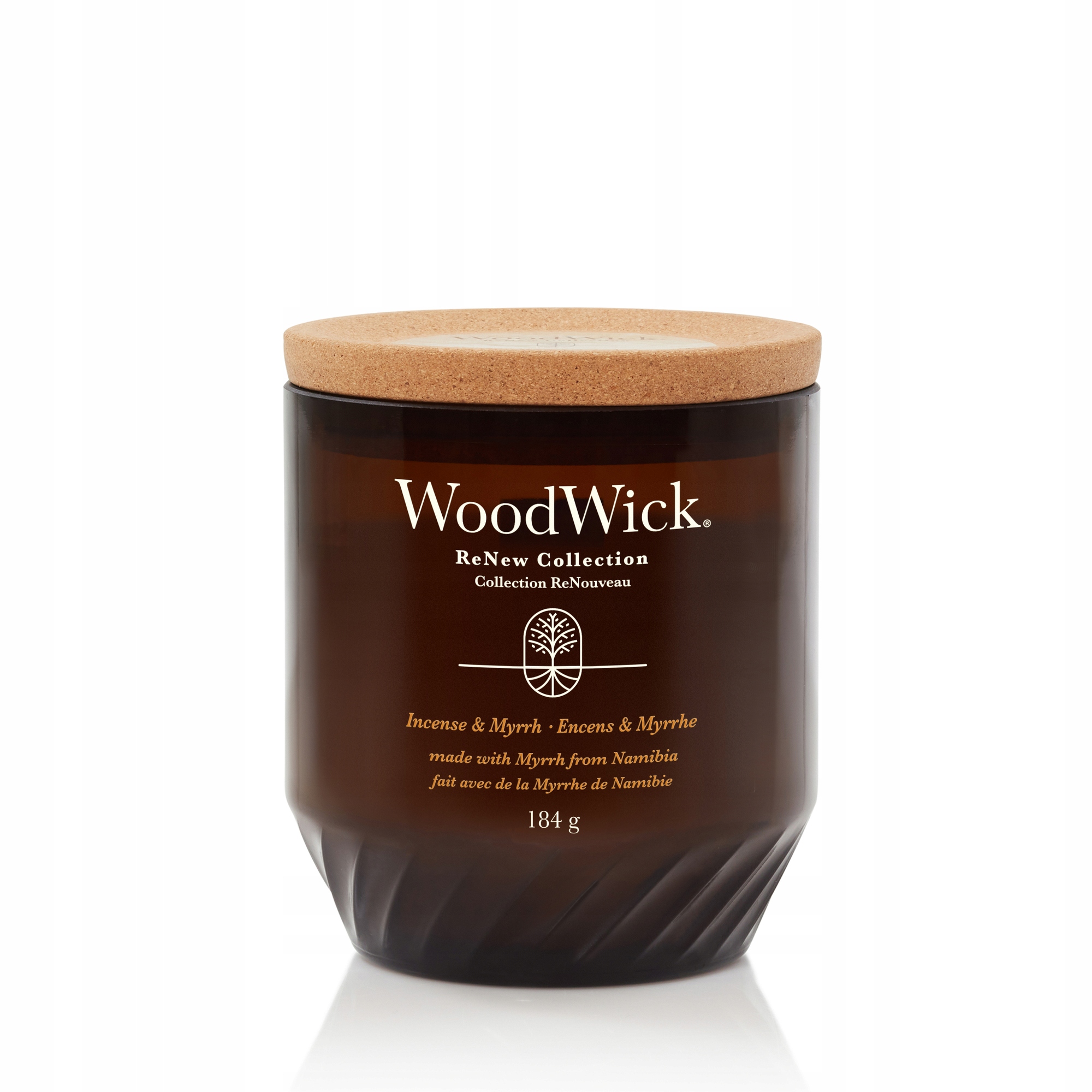WoodWick ReNew svíčka Incense & Myrrh 184 g