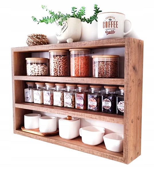 Półka kuchenna wisząca Dąb craft 60 cm