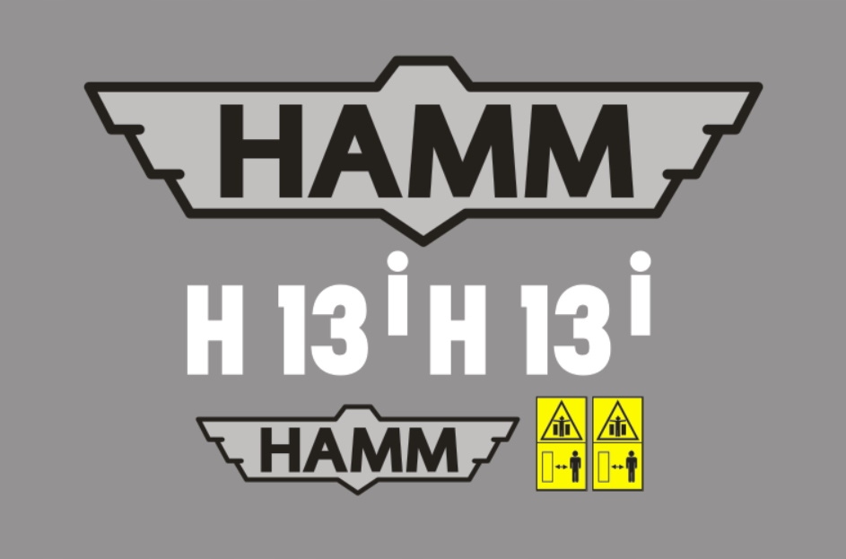 Samolepky s nálepkou Hamm H13I