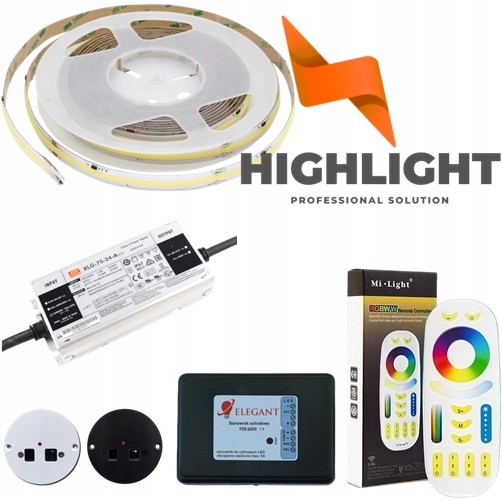 5m Schodiskový set F25 Led pásik Cob WS2811