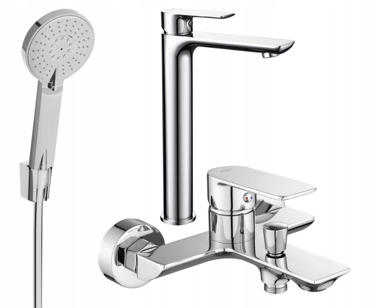 Vaňová súprava Mexen Alfa R40, chrómová, mosadz elegantné riešenie